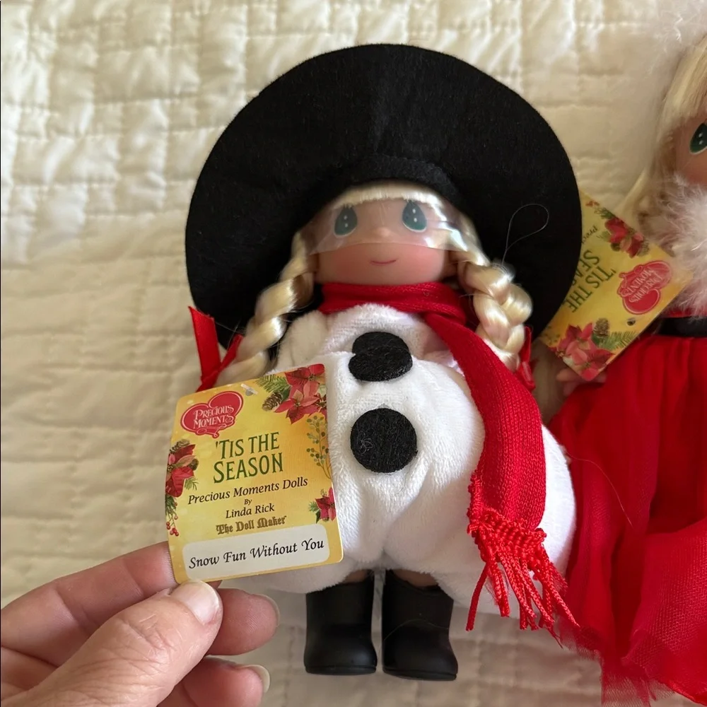 Precious Moments ‘Tis The Season Dolls by Linda Rick - Picture 2 of 12